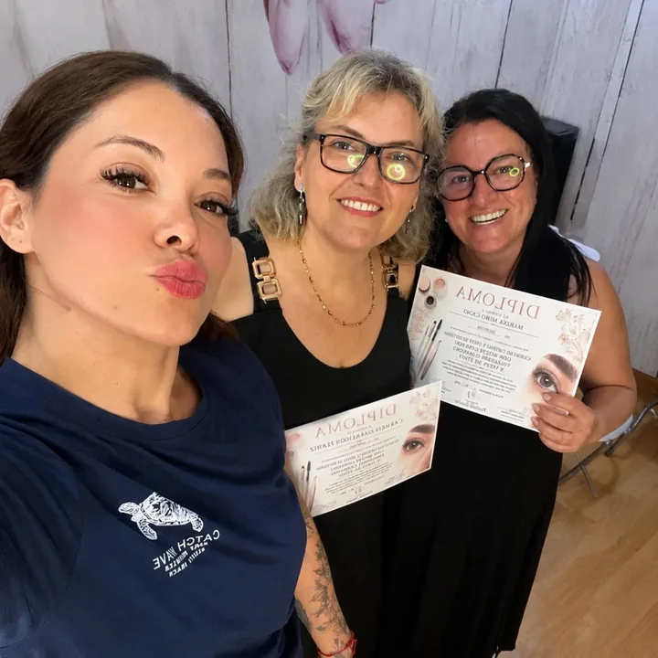 Alumnas de Probell Studio al finalizar una formación