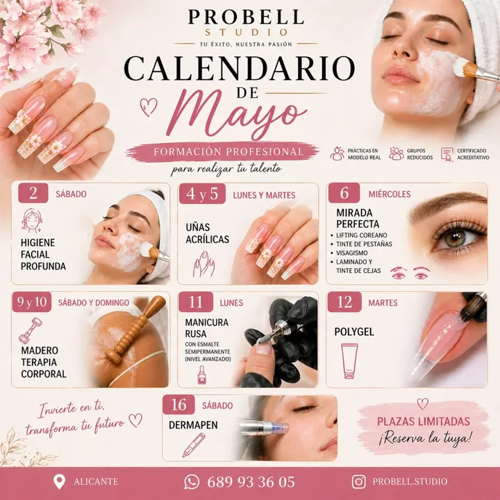Detalle de formación profesional en pestañas y mirada